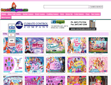 Tablet Screenshot of freewinxclubgames.com